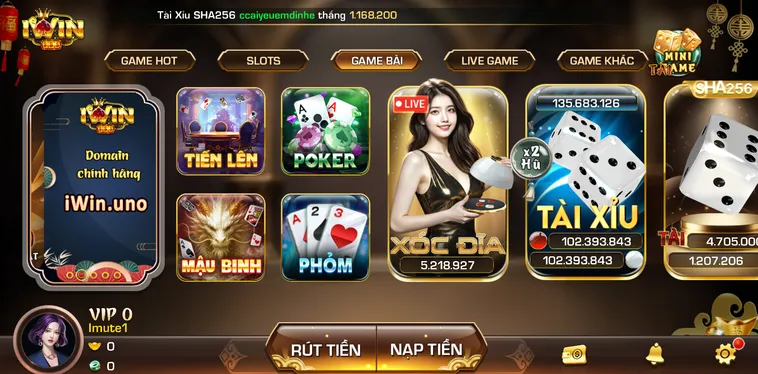Đa Dạng Các Trò Cá Cược Cùng Hệ Thống Game Bài iWin Club Độc Quyền