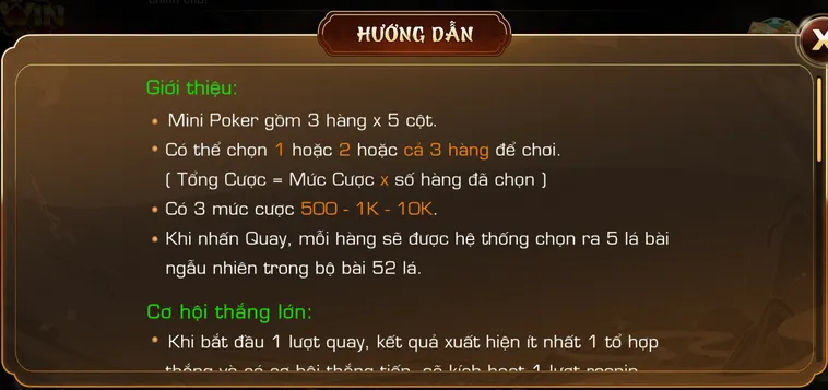 Khám Phá Siêu Phẩm Mini Poker Tại IWin Club Đẳng Cấp Hiện Đại