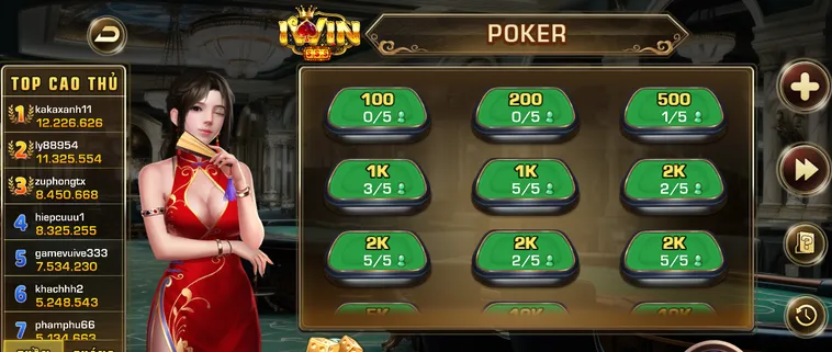 Poker Tại IWin Club Trải Nghiệm Đỉnh Cao Với Hàng Loạt Ưu Đãi Siêu Khủng Dành Cho Game Thủ