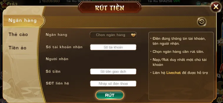 Rút Tiền iWin Về Tài Khoản Ngân Hàng Club An Toàn Nhanh Chóng Hiệu Quả Nhất