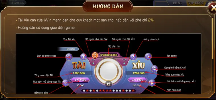 Tài Xỉu Casino Tại IWin Club Trải Nghiệm Đỉnh Cao Với Hệ Thống Cược Siêu Hấp Dẫn