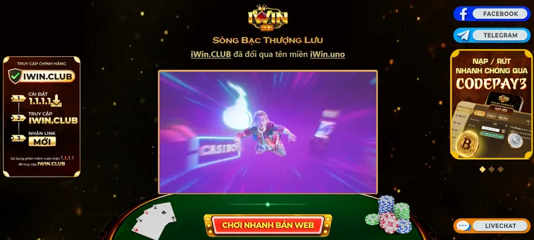 Cổng game iWin Club sở hữu hệ thống bảo mật SSL 256-bit tối tân, tỷ lệ đổi thưởng 1:1 tuyệt đối và kho game bài bom tấn, hứa hẹn mang đến trải nghiệm cá cược đỉnh cao.
